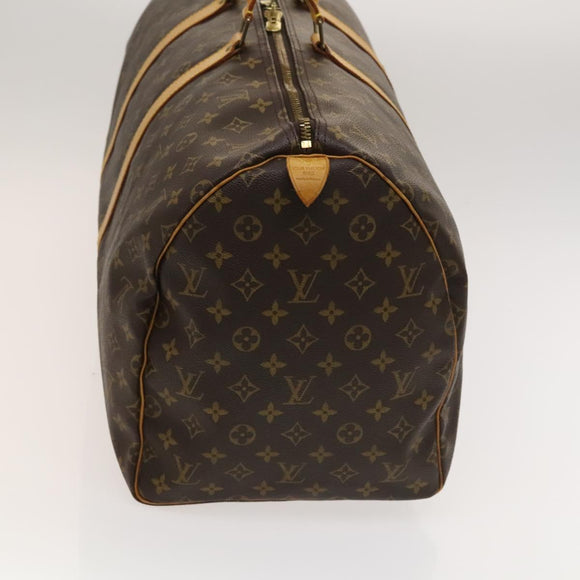 LOUIS VUITTON Monogram Keepall 55 Boston Bag M41424 LV Auth 118704