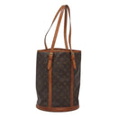 LOUIS VUITTON Monogram Bucket GM Shoulder Bag M42236 LV Auth 118707-1