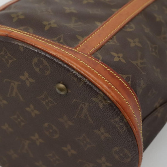 LOUIS VUITTON Monogram Bucket GM Shoulder Bag M42236 LV Auth 118707