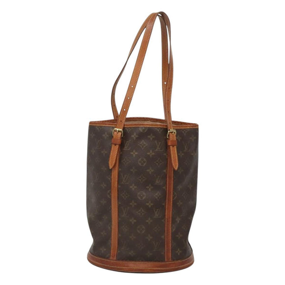 LOUIS VUITTON Monogram Bucket GM Shoulder Bag M42236 LV Auth 118707