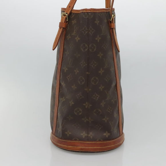 LOUIS VUITTON Monogram Bucket GM Shoulder Bag M42236 LV Auth 118707