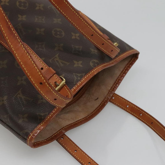 LOUIS VUITTON Monogram Bucket GM Shoulder Bag M42236 LV Auth 118707