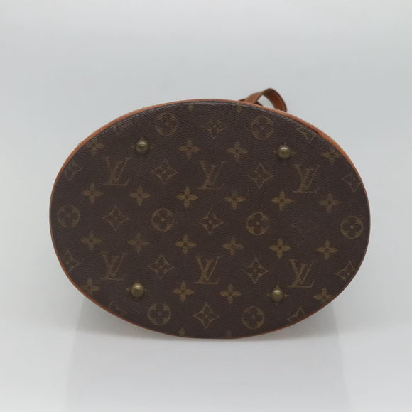 LOUIS VUITTON Monogram Bucket GM Shoulder Bag M42236 LV Auth 118707