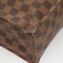 LOUIS VUITTON Damier Ebene Sac Plat Hand Bag N51140 LV Auth 118710-9