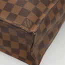LOUIS VUITTON Damier Ebene Sac Plat Hand Bag N51140 LV Auth 118710-15