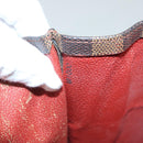 LOUIS VUITTON Damier Ebene Sac Plat Hand Bag N51140 LV Auth 118710-12