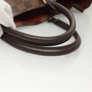 LOUIS VUITTON Damier Ebene Sac Plat Hand Bag N51140 LV Auth 118710-7