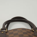 LOUIS VUITTON Damier Ebene Sac Plat Hand Bag N51140 LV Auth 118710-8