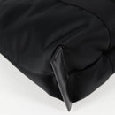 VERSACE Hand Bag Nylon 2way Black Gold Auth 118725A-9