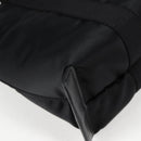 VERSACE Hand Bag Nylon 2way Black Gold Auth 118725A-15