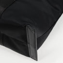 VERSACE Hand Bag Nylon 2way Black Gold Auth 118726A-16