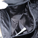 VERSACE Hand Bag Nylon 2way Black Gold Auth 118726A-22