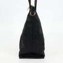 VERSACE Hand Bag Nylon 2way Black Gold Auth 118726A-3