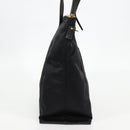 VERSACE Hand Bag Nylon 2way Black Gold Auth 118726A-4