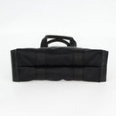 VERSACE Hand Bag Nylon 2way Black Gold Auth 118726A-5