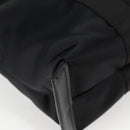 VERSACE Hand Bag Nylon 2way Black Gold Auth 118727A-9