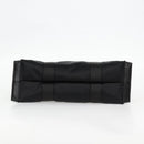 VERSACE Hand Bag Nylon 2way Black Gold Auth 118727A-5