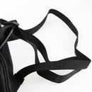 VERSACE Backpack Nylon Black Gold Auth 118728A-9