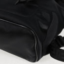 VERSACE Backpack Nylon Black Gold Auth 118728V-16