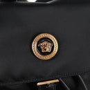 VERSACE Backpack Nylon Black Gold Auth 118728V-19