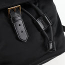 VERSACE Backpack Nylon Black Gold Auth 118728V-20