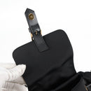 VERSACE Backpack Nylon Black Gold Auth 118728A-10