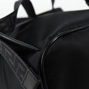 VERSACE Backpack Nylon Black Gold Auth 118729V-17