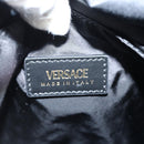 VERSACE Backpack Nylon Black Gold Auth 118729A-22