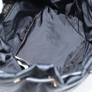 VERSACE Backpack Nylon Black Gold Auth 118729A-11