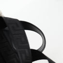 VERSACE Backpack Nylon Black Gold Auth 118729A-14