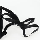 VERSACE Backpack Nylon Black Gold Auth 118730A-9