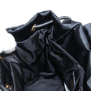 VERSACE Backpack Nylon Black Gold Auth 118730A-24