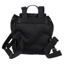 VERSACE Backpack Nylon Black Gold Auth 118730V-2