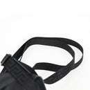 VERSACE Backpack Nylon Black Gold Auth 118731V-9