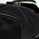 VERSACE Backpack Nylon Black Gold Auth 118731A-16