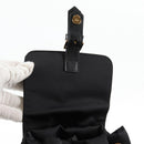 VERSACE Backpack Nylon Black Gold Auth 118731A-10