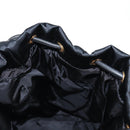 VERSACE Backpack Nylon Black Gold Auth 118732V-23