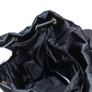 VERSACE Backpack Nylon Black Gold Auth 118732V-24