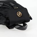 VERSACE Backpack Nylon Black Gold Auth 118732V-6