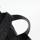 VERSACE Backpack Nylon Black Gold Auth 118732V-14