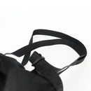 VERSACE Backpack Nylon Black Gold Auth 118733V-14