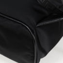 VERSACE Backpack Nylon Black Gold Auth 118733A-18