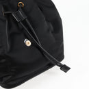 VERSACE Backpack Nylon Black Gold Auth 118733A-21