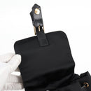 VERSACE Backpack Nylon Black Gold Auth 118733A-10