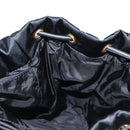 VERSACE Backpack Nylon Black Gold Auth 118733V-23