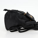 VERSACE Backpack Nylon Black Gold Auth 118733V-4