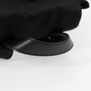 VERSACE Backpack Nylon Black Gold Auth 118733V-7