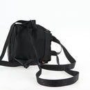 VERSACE Backpack Nylon Black Gold Auth 118733V-9