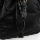 VERSACE Backpack Nylon Black Gold Auth 118734V-20