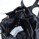 VERSACE Backpack Nylon Black Gold Auth 118734A-24